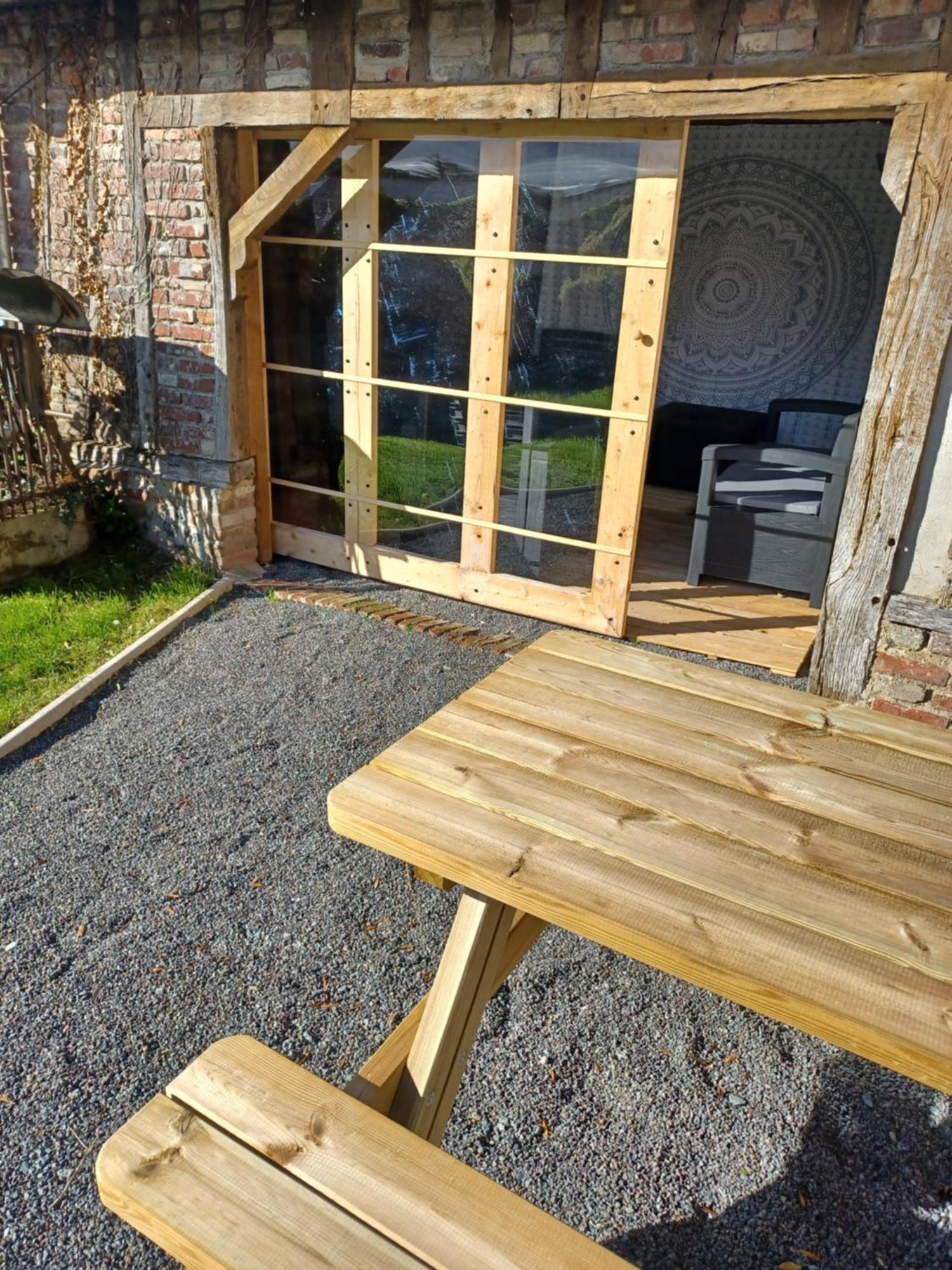 Le Refuge De Normandie Avec Spa Et Cheminee Mesnieres-en-Bray エクステリア 写真
